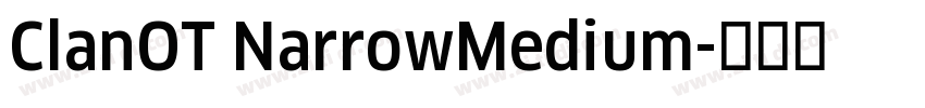 ClanOT NarrowMedium字体转换